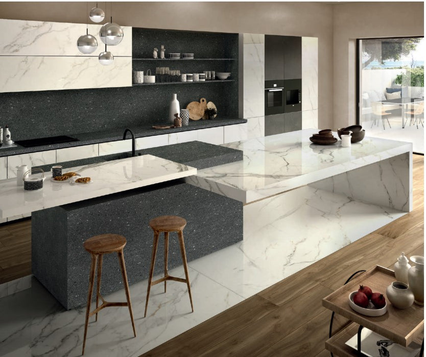 BLAT DE BUCATARIE CERAMICA CALACATTA ORO