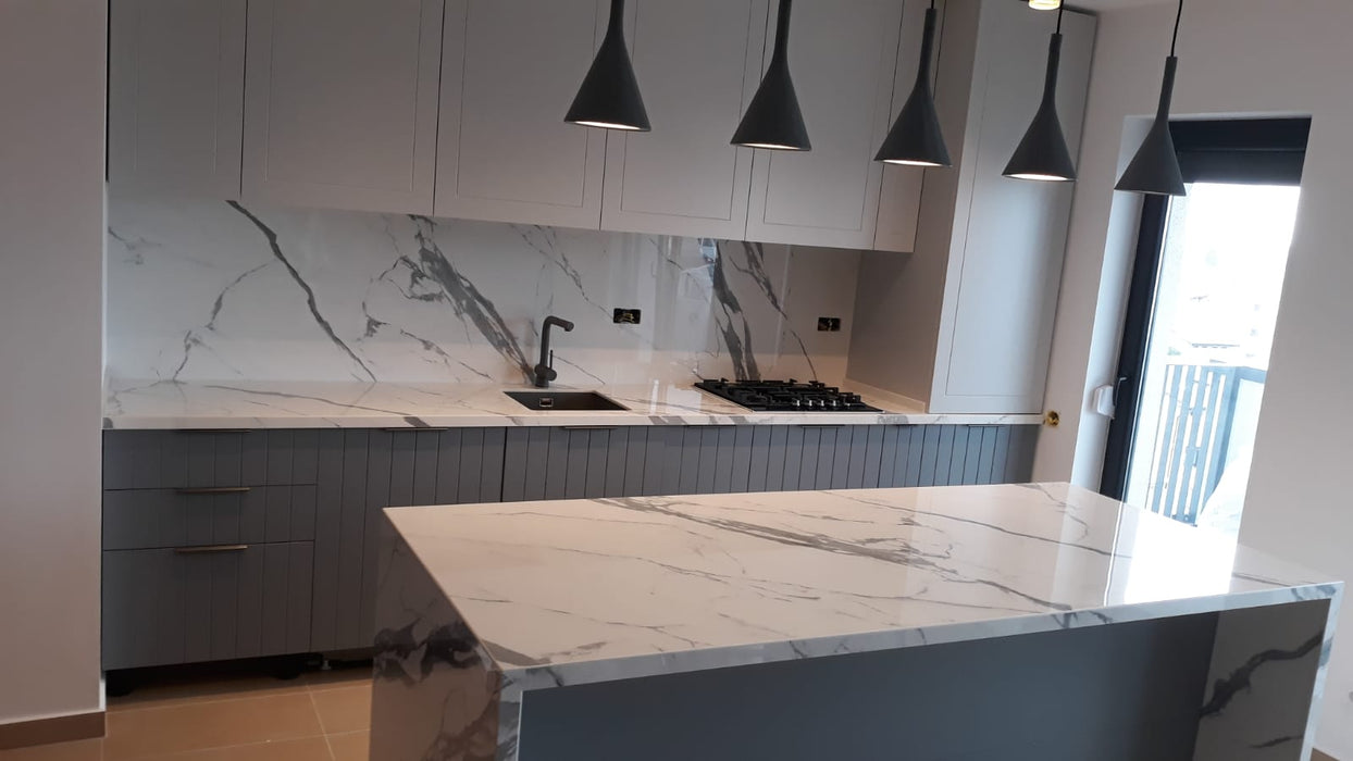 Lastra ceramica Statuario Extra