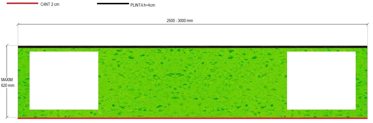 BLAT BUCATARIE QUARTZ FRESH GREEN oferta