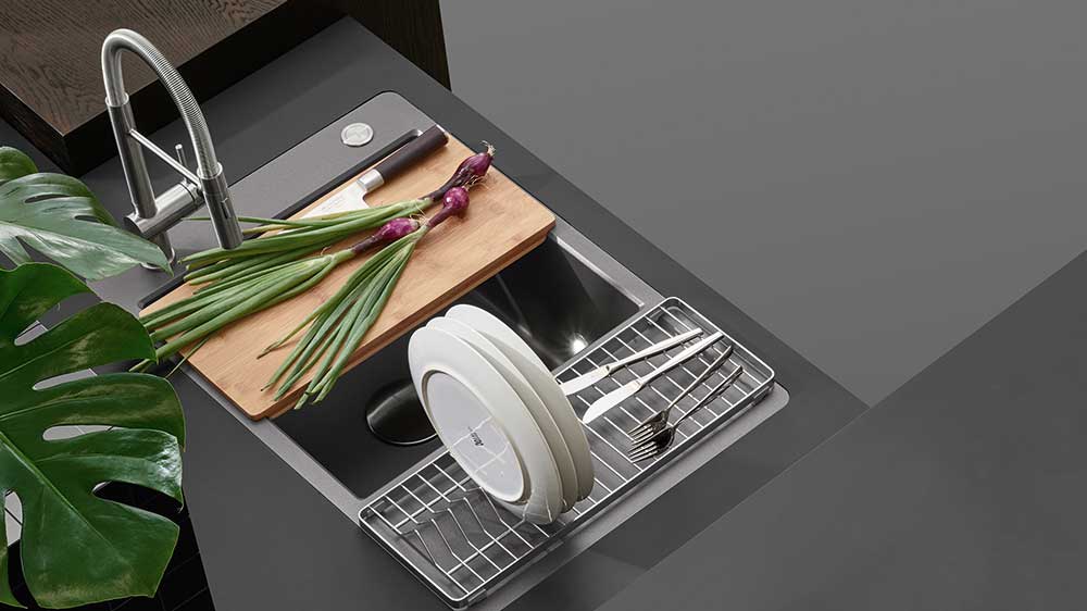 Baterie Schock SINA inox periat