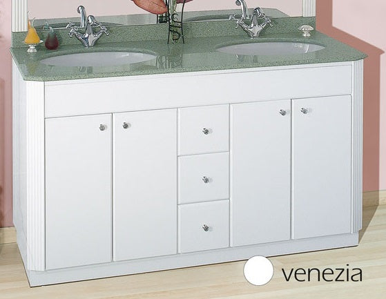 Mobilier baza VENEZIA 140 pentru 2 lavoare
