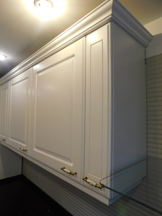 Mobilier bucatarie clasic MDF nuanta alb 05