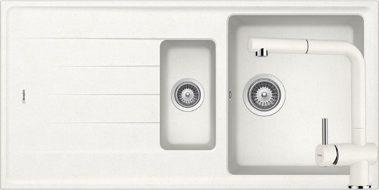 Set Schock chiuveta Element D-150 + baterie Epos extractibila