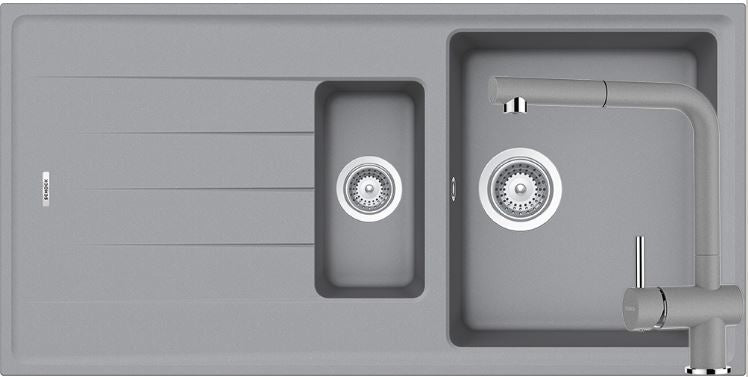 Set Schock chiuveta Element D-150 + baterie Epos extractibila