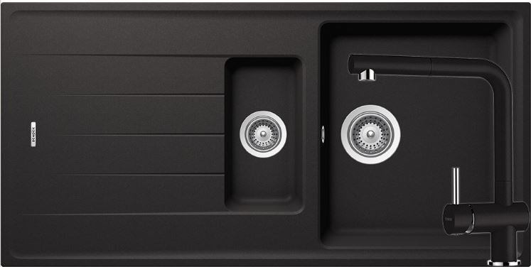 Set Schock chiuveta Element D-150 + baterie Epos extractibila