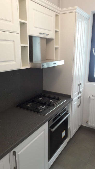 Mobilier bucatarie clasic MDF nuanta alb 03