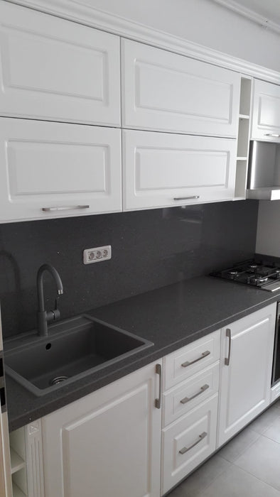 Mobilier bucatarie clasic MDF nuanta alb 03