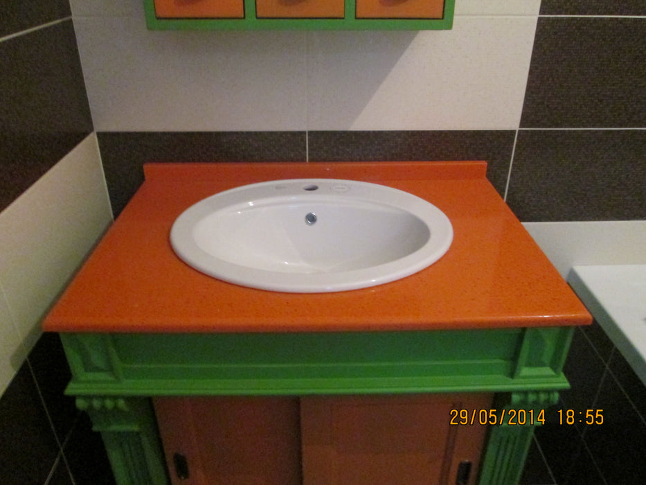 BLAT DE BAIE QUARTZ FRESH ORANGE