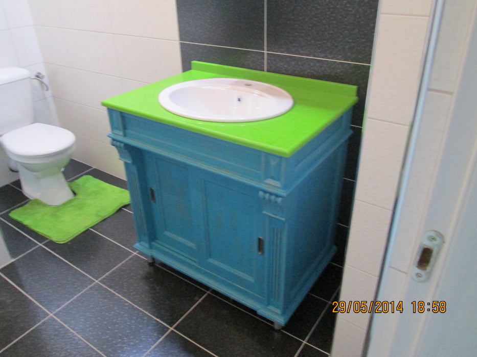 BLAT DE BAIE QUARTZ FRESH GREEN