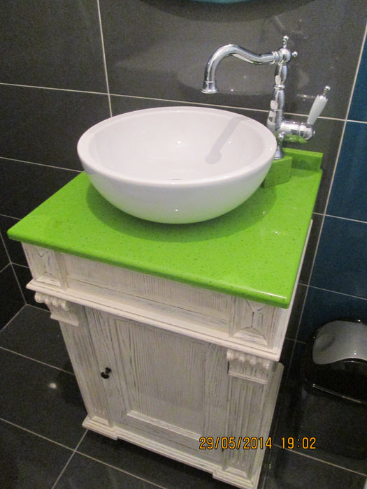 BLAT DE BAIE QUARTZ FRESH GREEN