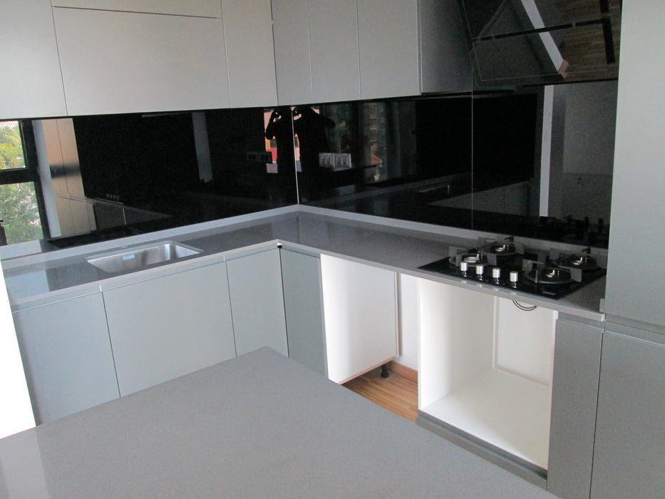 Blat bucatarie si insula quartz Boreas cant 2 cm clasic