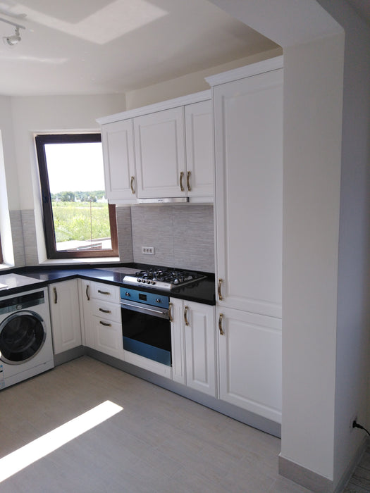 Mobilier bucatarie clasic MDF nuanta alb 04