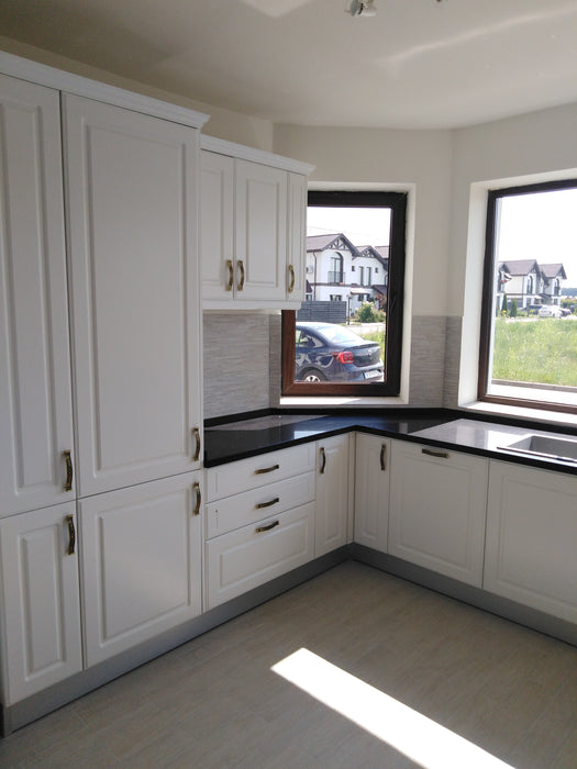 Mobilier bucatarie clasic MDF nuanta alb 04