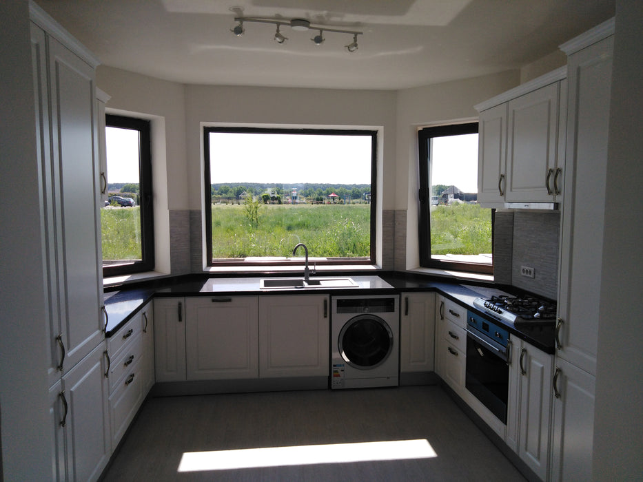 Mobilier bucatarie clasic MDF nuanta alb 04