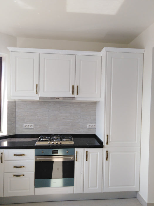 Mobilier bucatarie clasic MDF nuanta alb 04