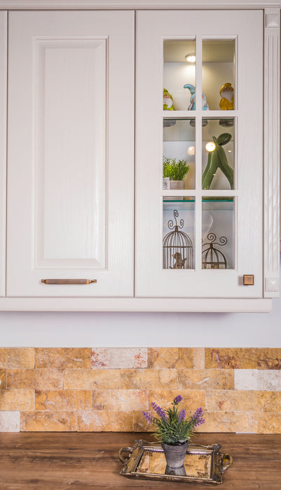 Mobilier bucatarie clasic MDF nuanta bej