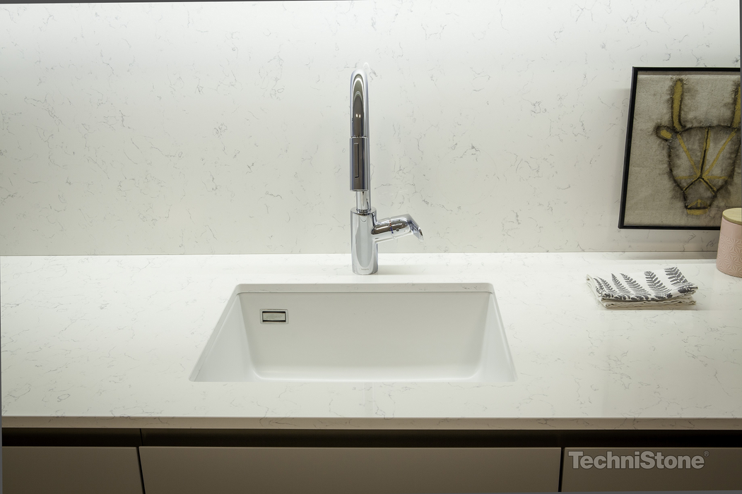 BLAT DE BUCATARIE QUARTZ NOBLE ARETI BIANCO