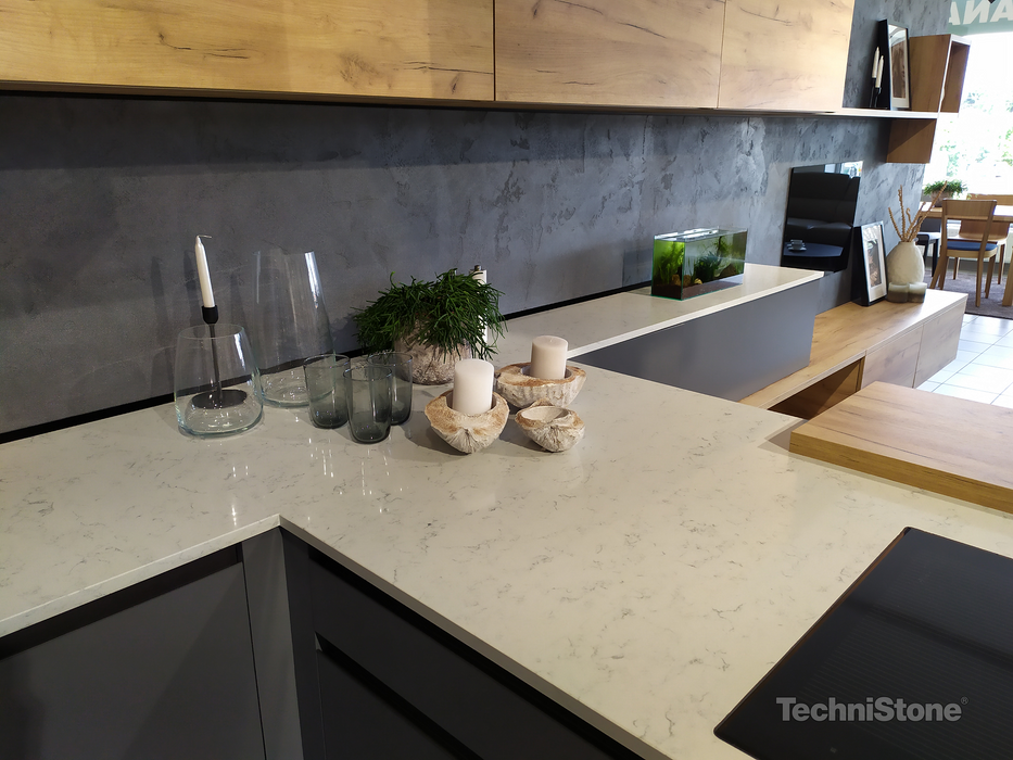 BLAT DE BUCATARIE QUARTZ NOBLE ARETI BIANCO