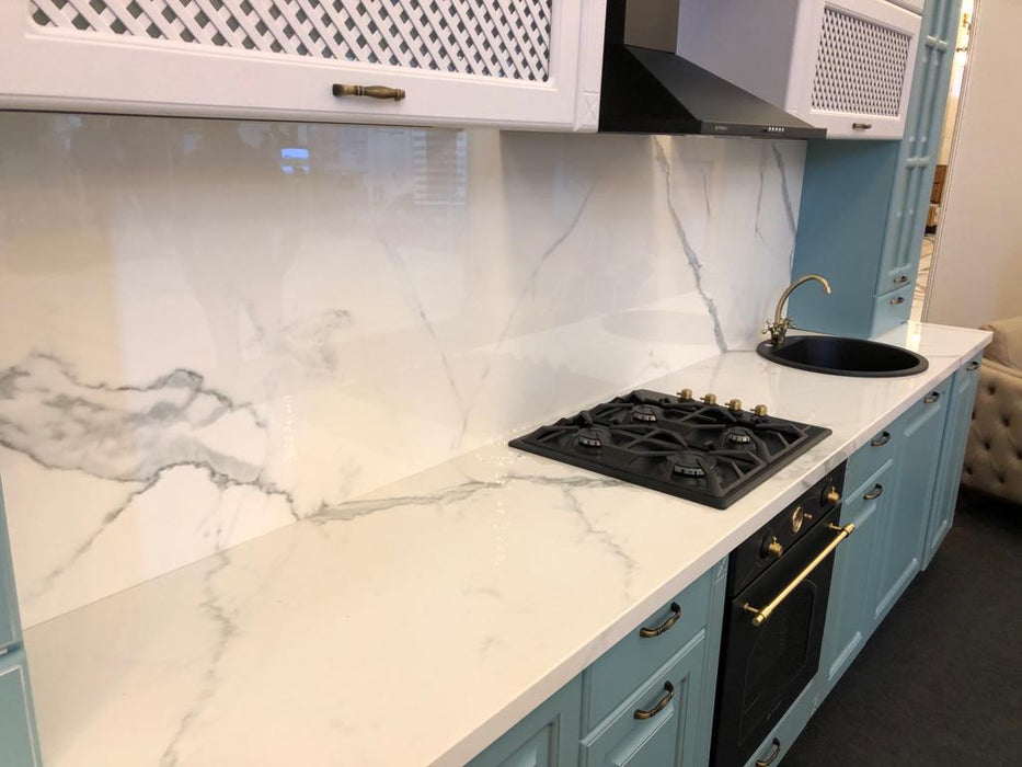 Blat bucatarie ceramica Calacatta White 01 - Bucuresti