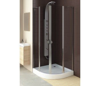 Cabina dus semirotunda Glass 5 80 x 80 cm