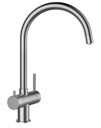 Baterie Schock ARES cu 3 cai Inox periat