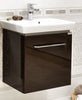 Set baza mobilier + lavoar PORTO 55 cm Maro