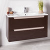 Set baza mobilier + lavoar VELA 100 cm Maro