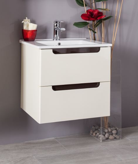 Set baza mobilier + lavoar VELA 65 cm Pergamo