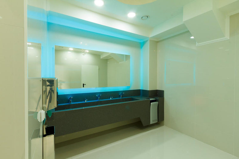 Blat baie quartz ELVAS cu uscator maini incorporat spatiu public 01 - Constanta