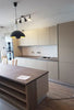Mobilier bucatarie modern MDF nuanta bej supermat