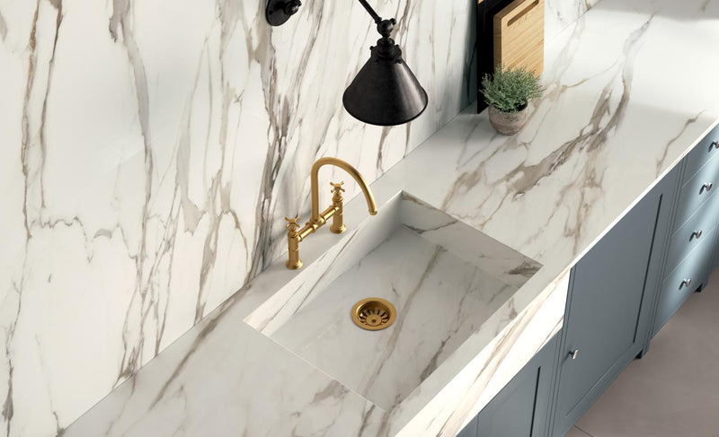 BLAT DE BUCATARIE CERAMICA CALACATTA GOLD