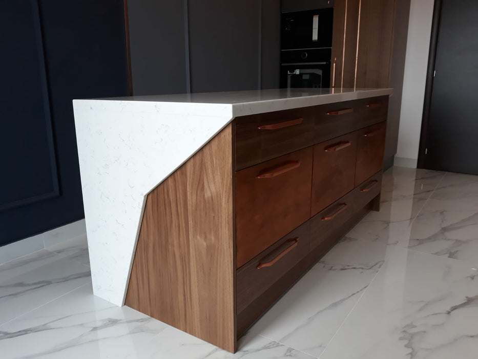 Mobilier bucatarie modern MDF nuanta antracit