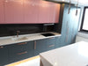 Mobilier bucatarie modern MDF nuanta antracit