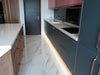 Mobilier bucatarie modern MDF nuanta antracit