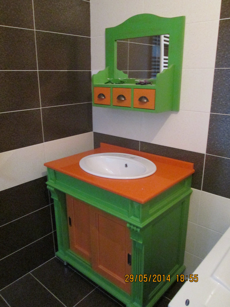 BLAT DE BAIE QUARTZ FRESH ORANGE