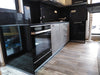 Mobilier bucatarie modern PAL beton/negru