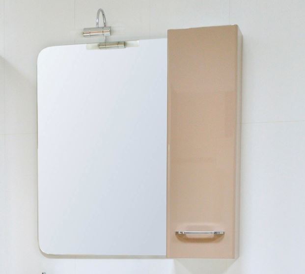 Set oglinda cu dulapior PORTO 85 cm Cappuccino