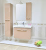 Set baza mobilier + lavoar PORTO 85 cm Cappuccino