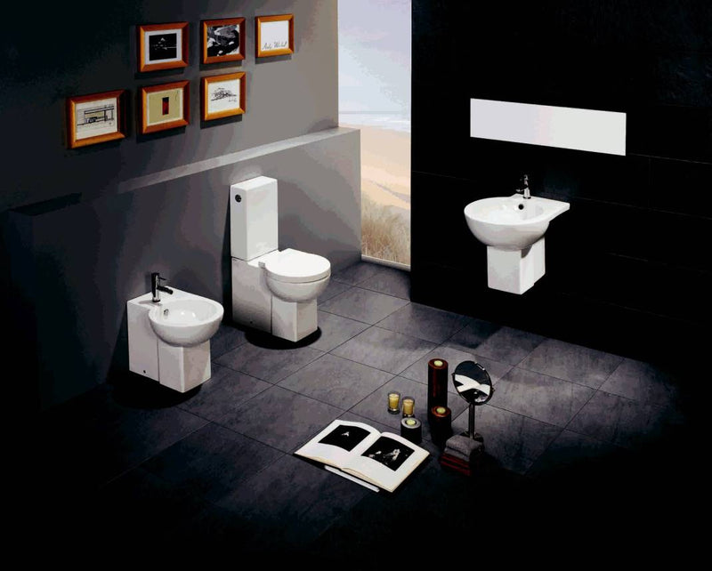Set lavoar cu coloana Assimetrica