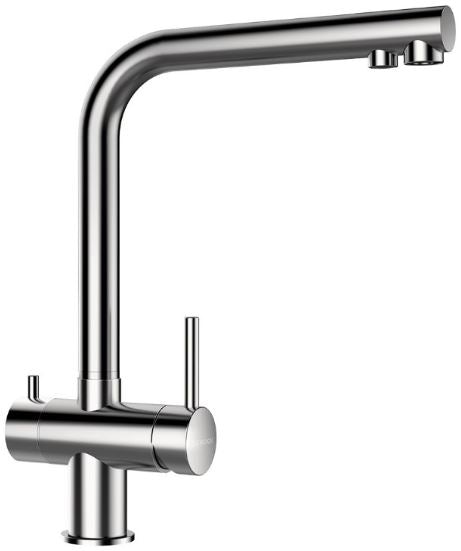 Baterie Bucatarie Schock VITUS cu 3 Cai Inox Periat