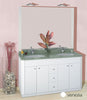 Mobilier baza VENEZIA 140 pentru 2 lavoare